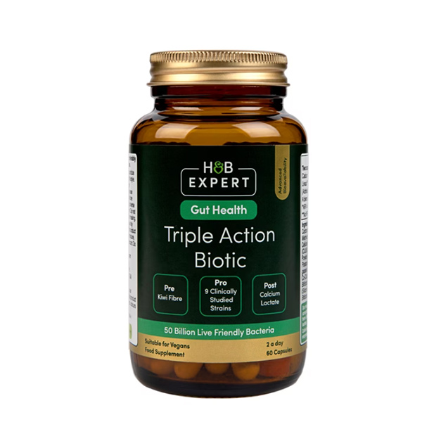 H&B Triple Action Biotic Gut Formula Livaux